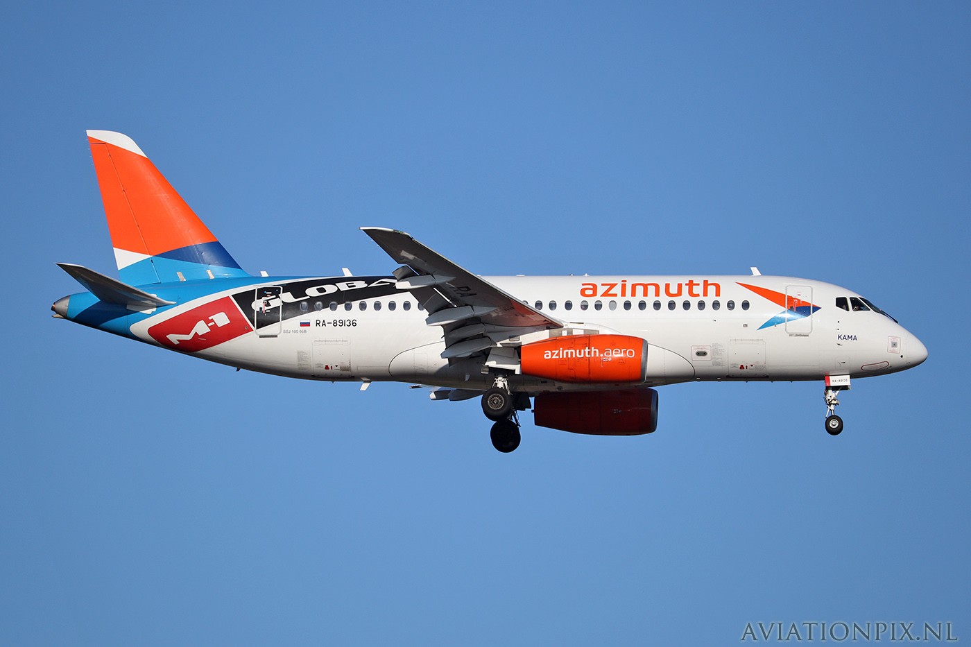 Civil Airliners Azimuth Airlines Sukhoi Superjet 100 95